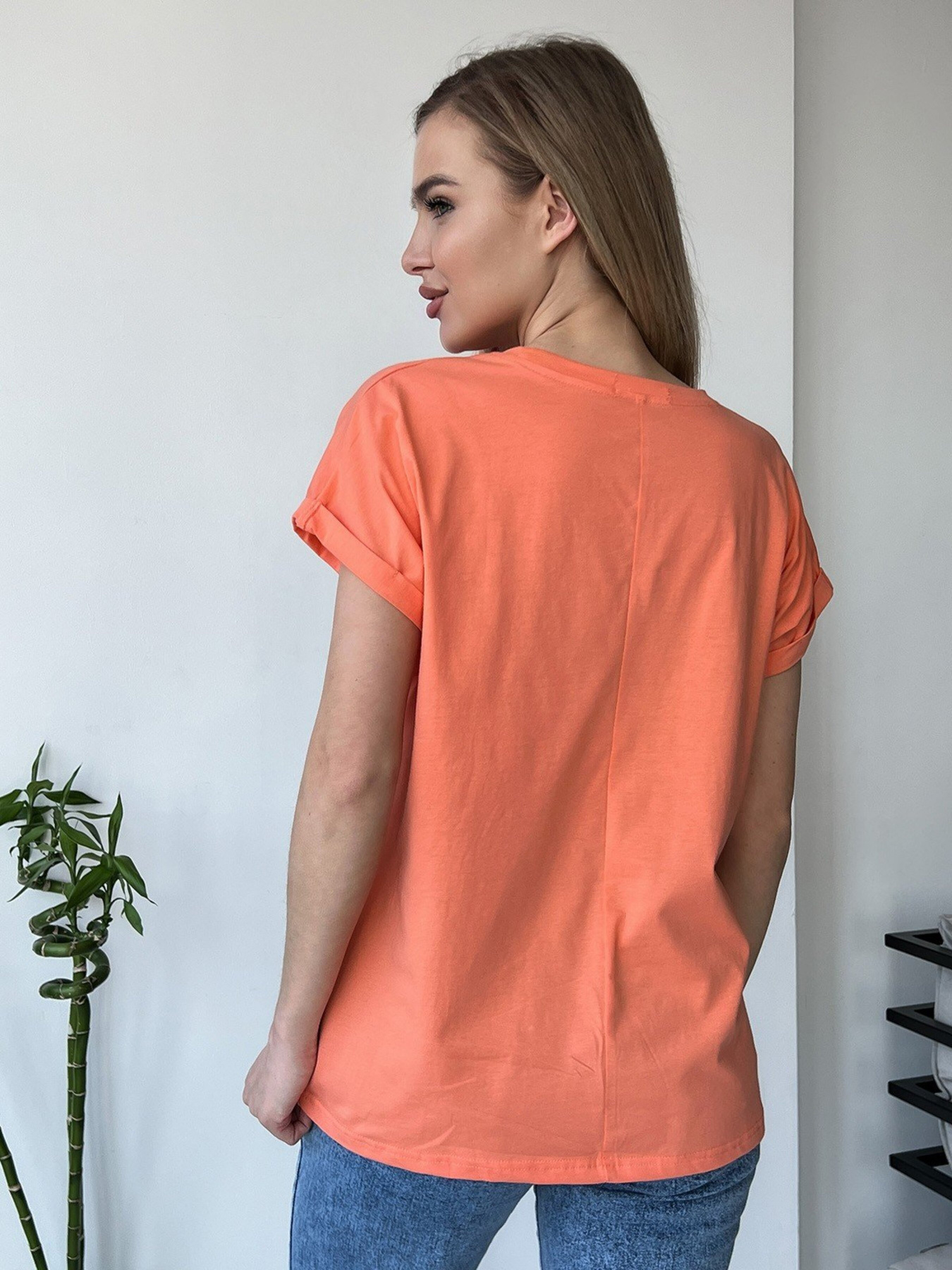 Футболки і поло ISSA Plus модель WN20-447_coral Фото