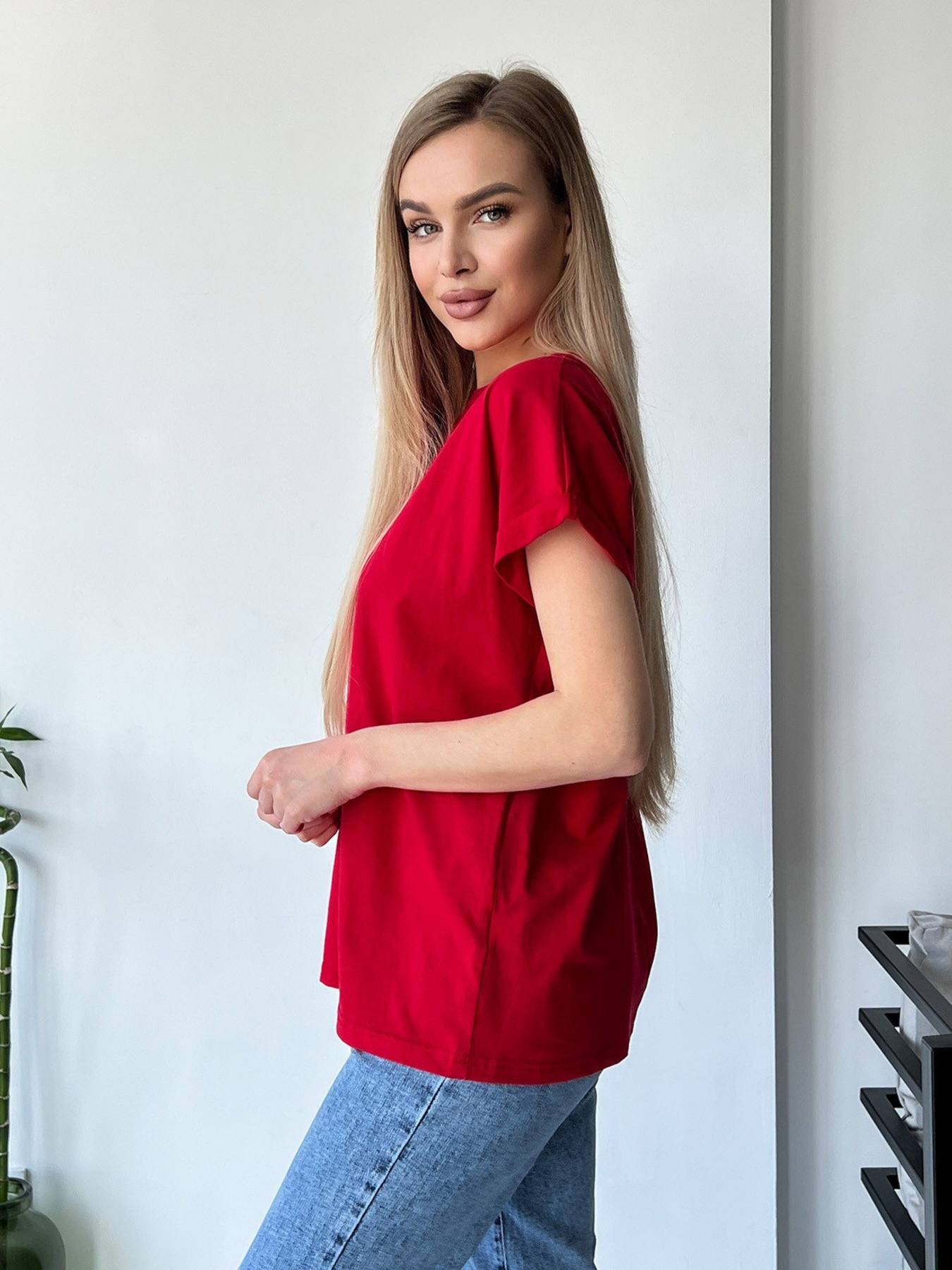 Футболка ISSA Plus модель WN20-447_red Фото