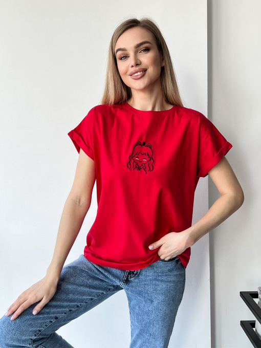 Футболка ISSA Plus модель WN20-447_red Фото