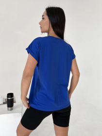 Футболка ISSA Plus модель WN20-447_blue Фото