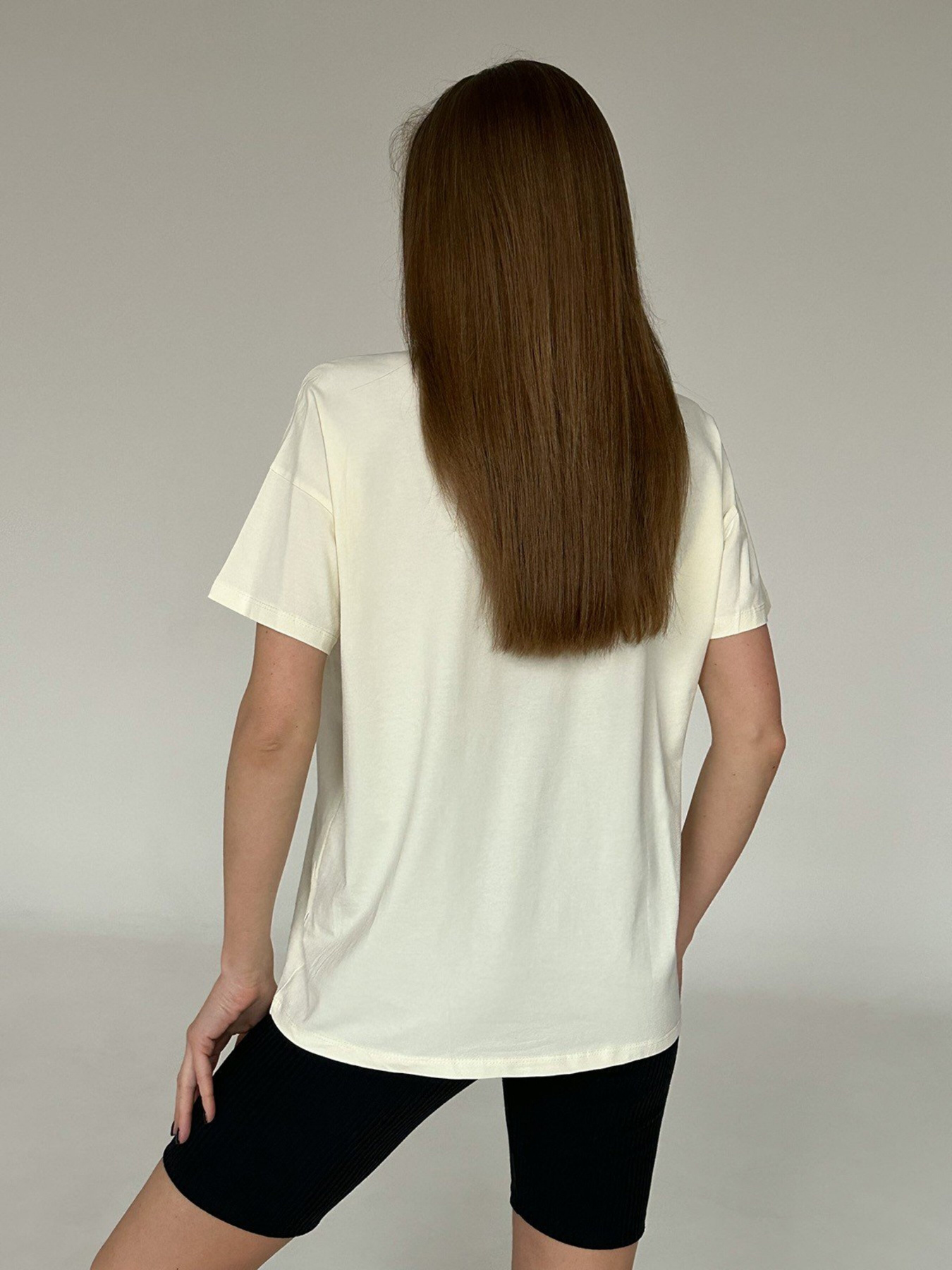 Футболка ISSA Plus модель WN20-448_beige Фото