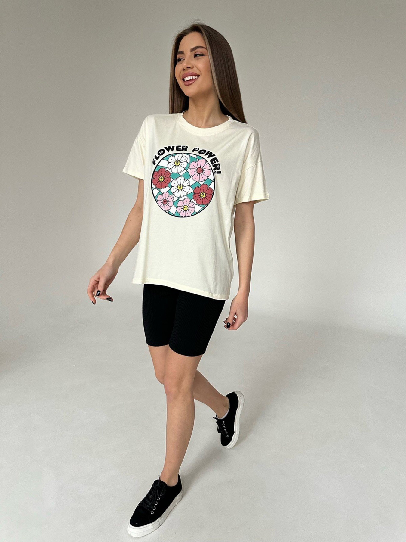 Футболка ISSA Plus модель WN20-448_beige Фото