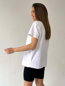 Футболка ISSA Plus модель WN20-448_white Фото