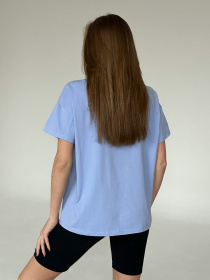 Футболка ISSA Plus модель WN20-448_blue Фото