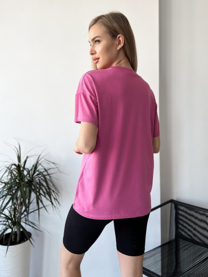 Футболка ISSA Plus модель WN20-448_pink — фото 3 - INTERTOP