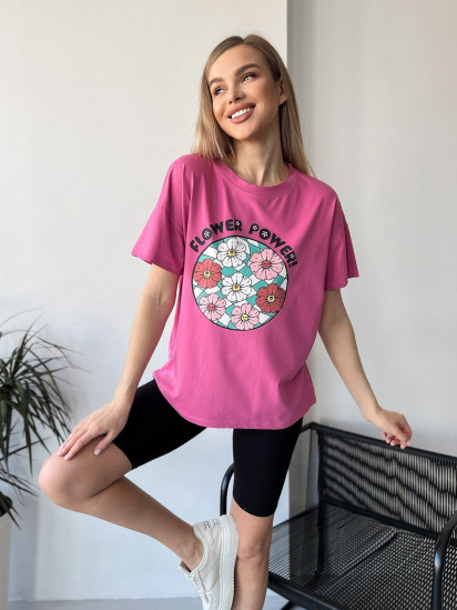 Футболка ISSA Plus модель WN20-448_pink - фото