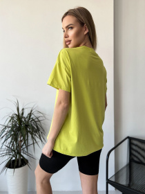 Футболка ISSA Plus модель WN20-448_lightgreen Фото