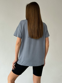 Футболка ISSA Plus модель WN20-448_grey Фото