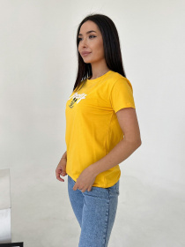 Футболка ISSA Plus модель WN20-449_yellow Фото