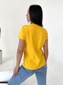 Футболка ISSA Plus модель WN20-449_yellow Фото