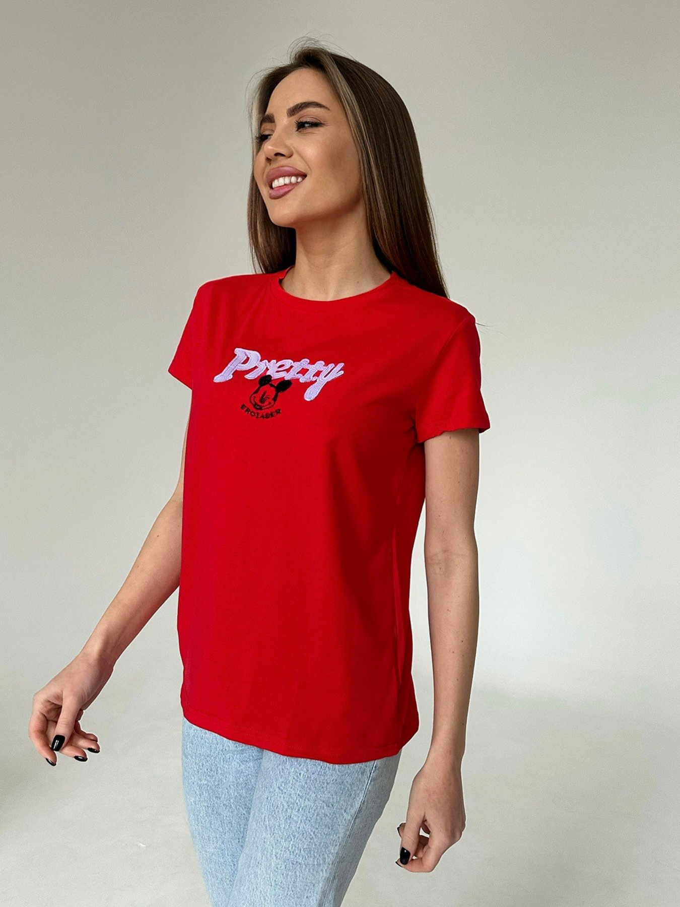 Футболка ISSA Plus модель WN20-449_red Фото