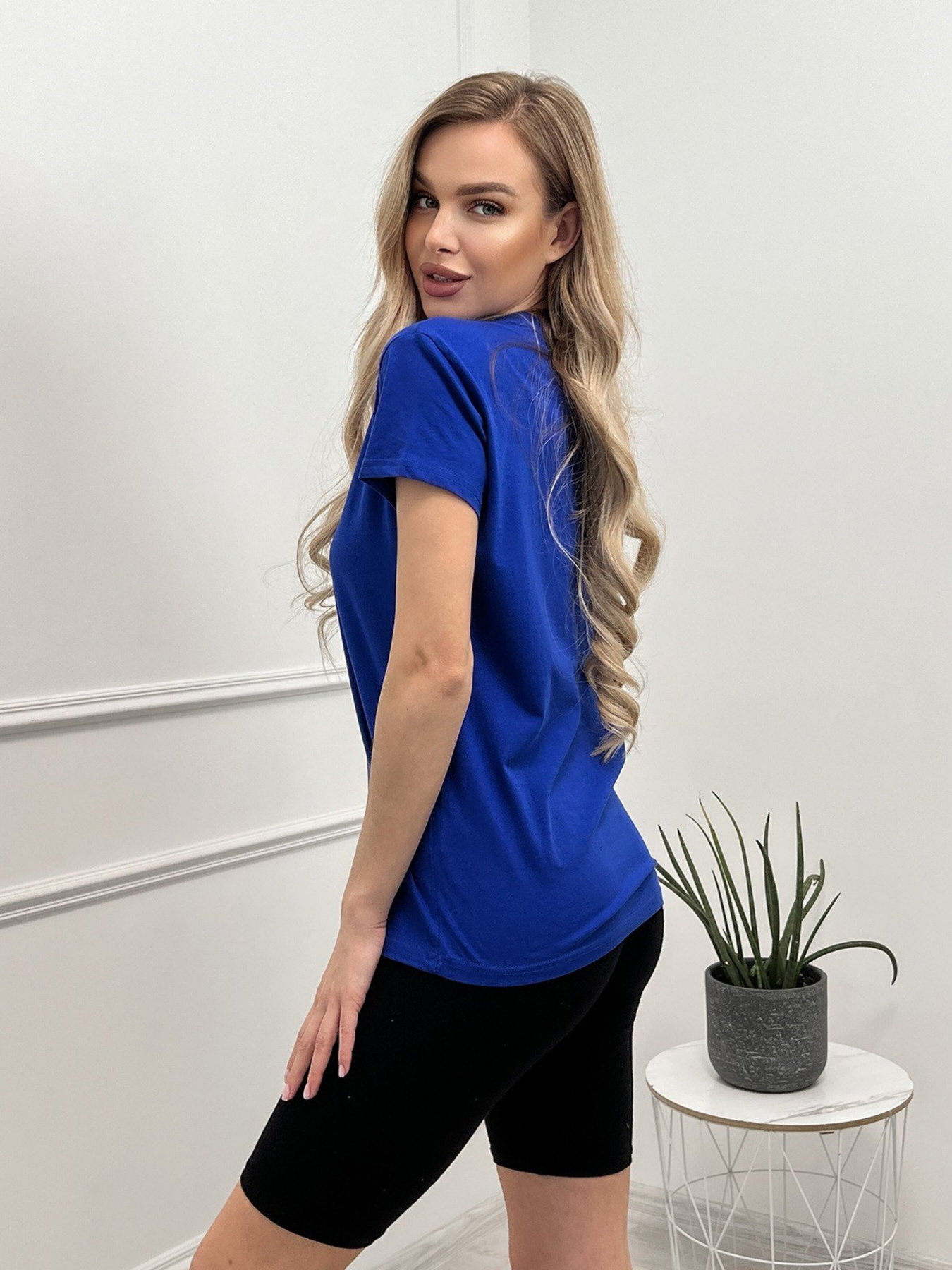 Футболка ISSA Plus модель WN20-449_blue Фото