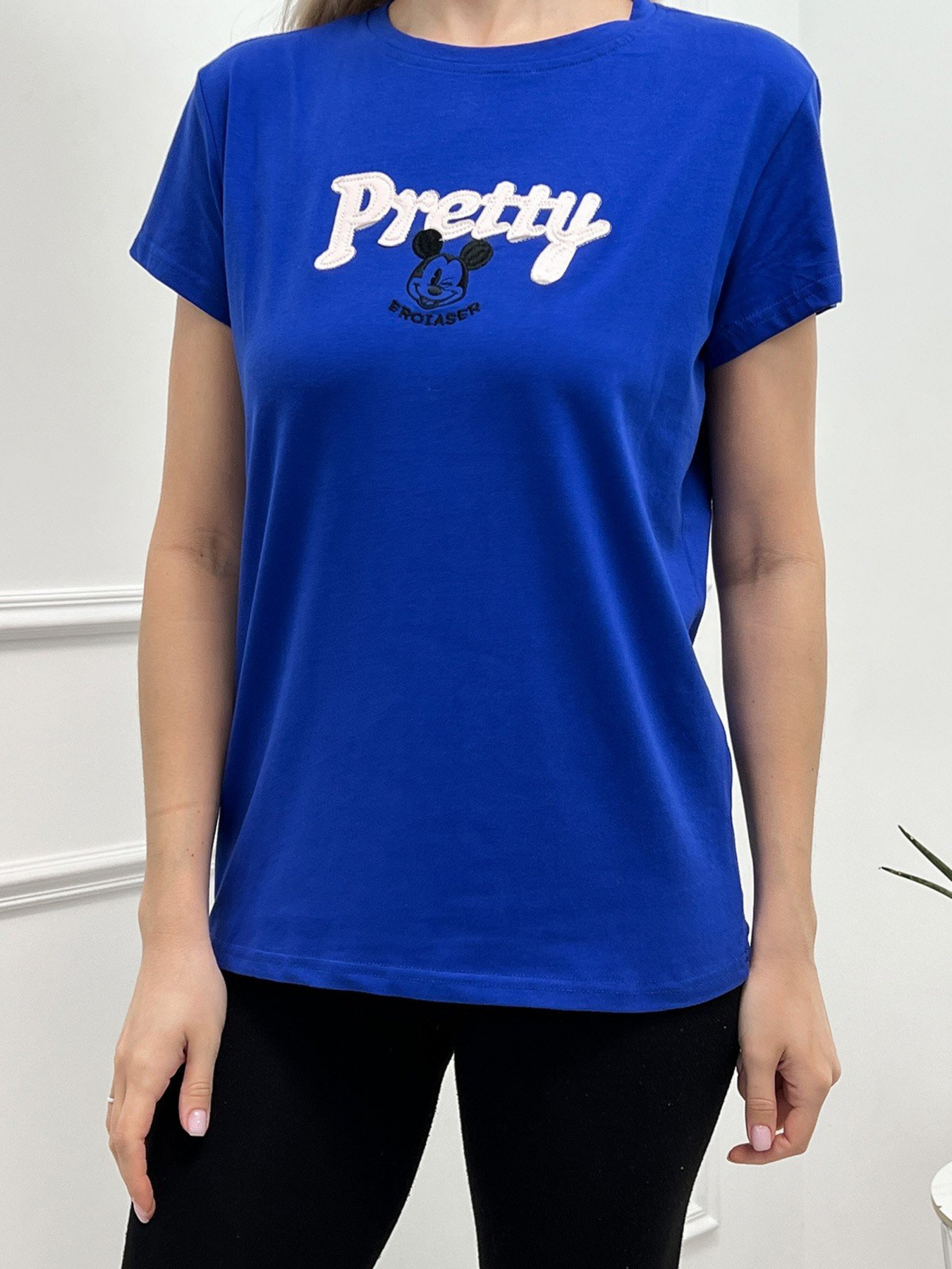 Футболка ISSA Plus модель WN20-449_blue Фото