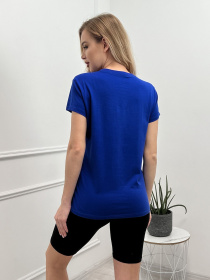Футболка ISSA Plus модель WN20-449_blue Фото