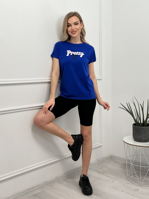 Футболка ISSA Plus модель WN20-449_blue Фото