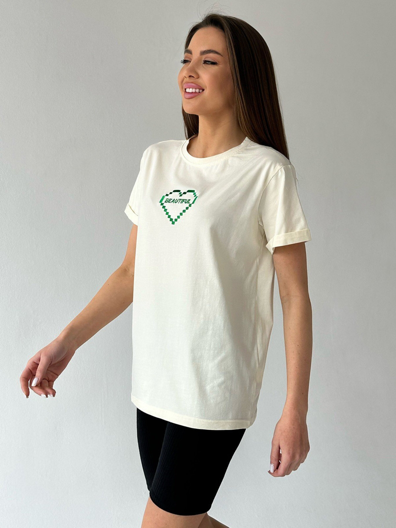 Футболка ISSA Plus модель WN20-450_beige Фото