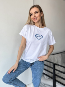 Футболка ISSA Plus модель WN20-450_white Фото