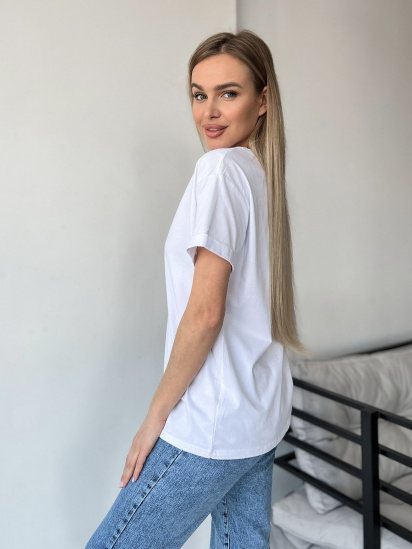 Футболка ISSA Plus модель WN20-450_white — фото - INTERTOP