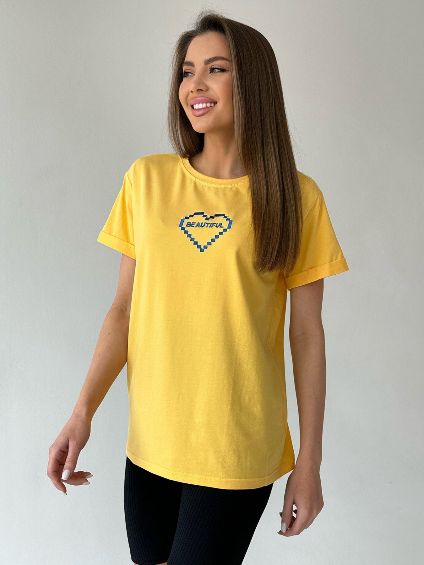 Футболка ISSA Plus модель WN20-450_yellow Фото