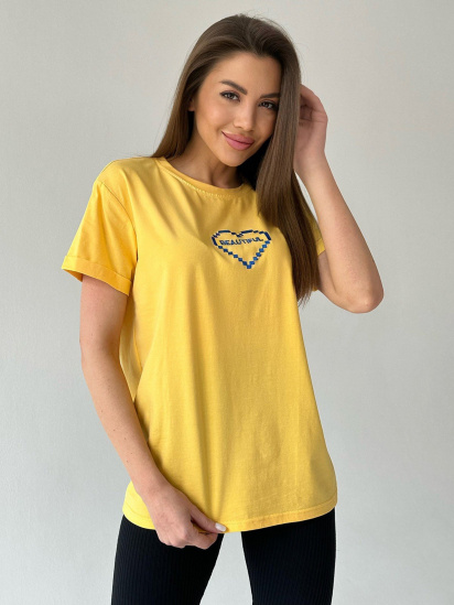 Футболка ISSA Plus модель WN20-450_yellow - фото