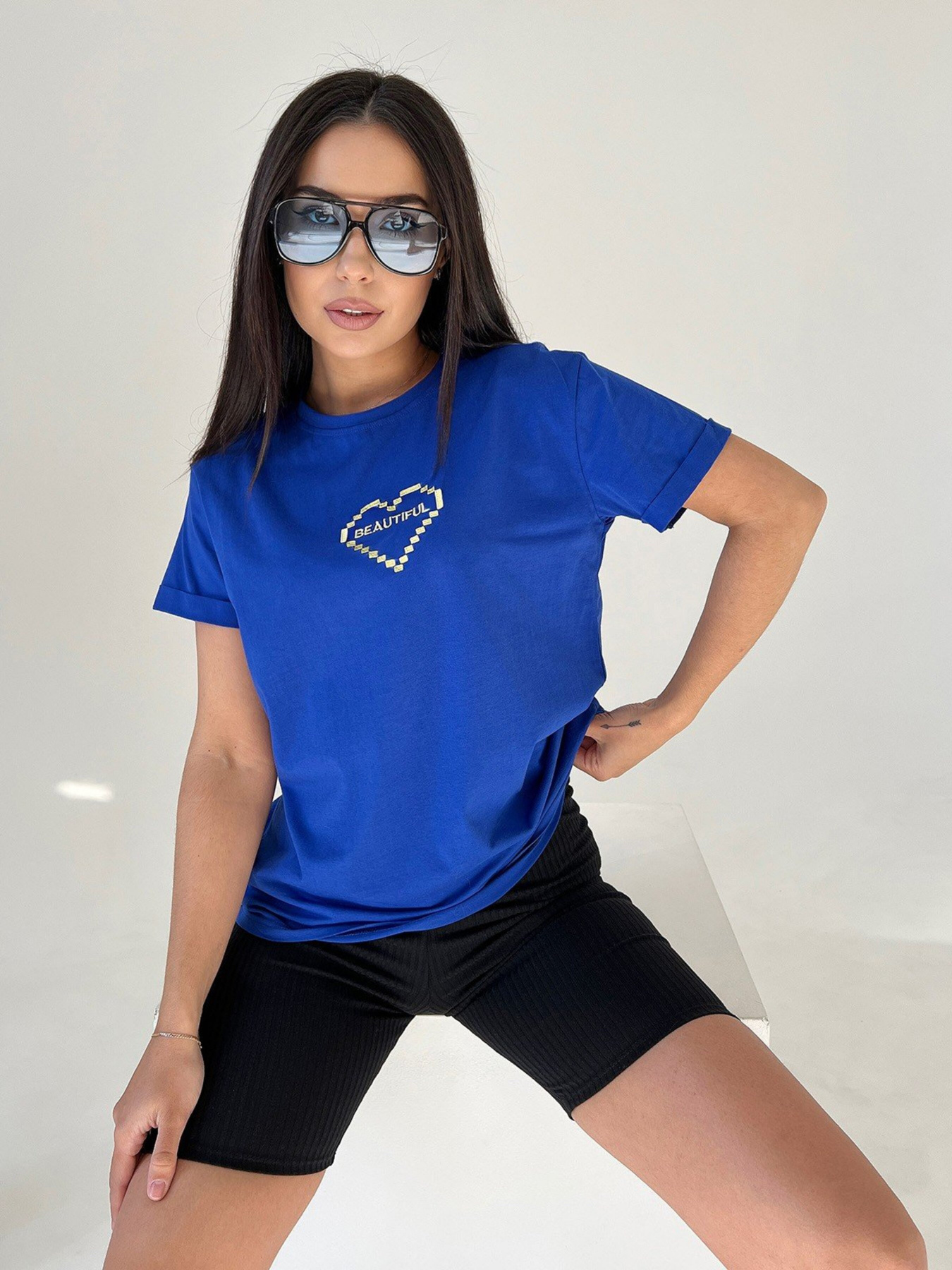 Футболка ISSA Plus модель WN20-450_blue Фото