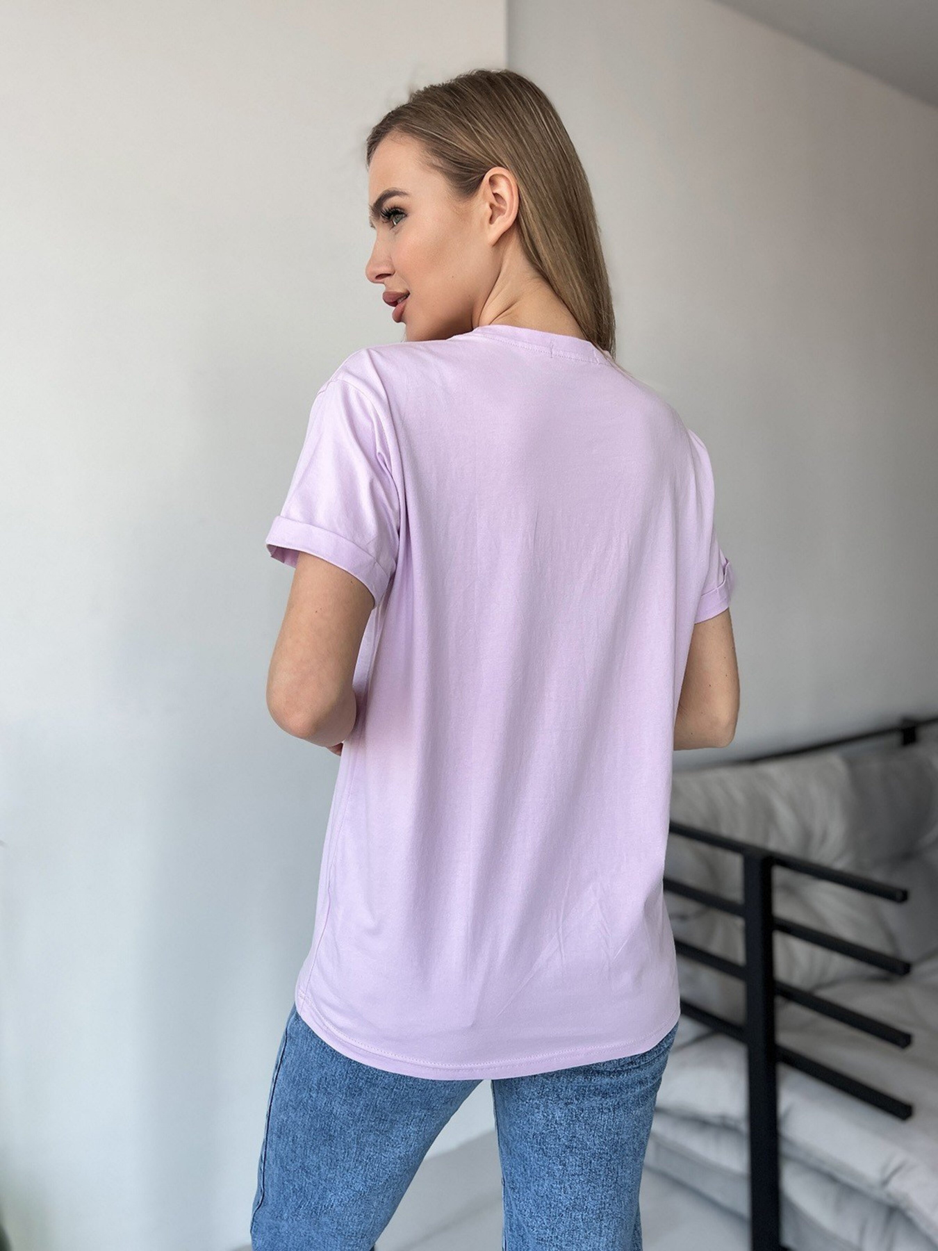 Футболка ISSA Plus модель WN20-450_lilac Фото
