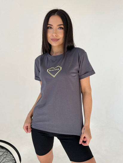 Футболка ISSA Plus модель WN20-450_darkgray - фото