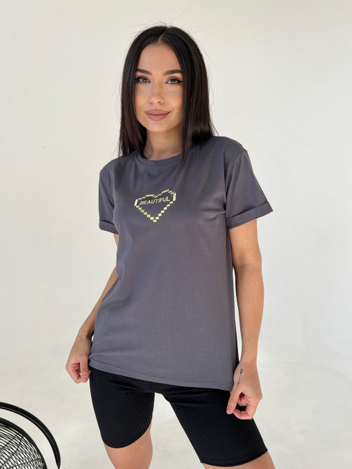 Футболка ISSA Plus модель WN20-450_darkgray Фото