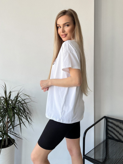 Футболка ISSA Plus модель WN20-451_white — фото - INTERTOP