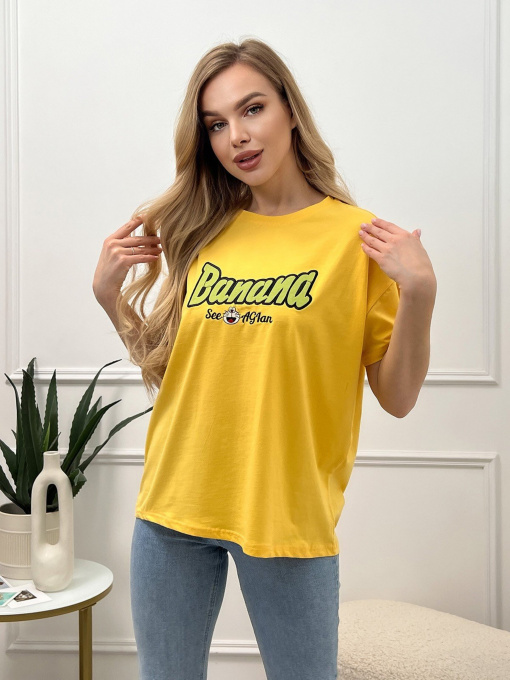 Футболка ISSA Plus модель WN20-451_yellow Фото