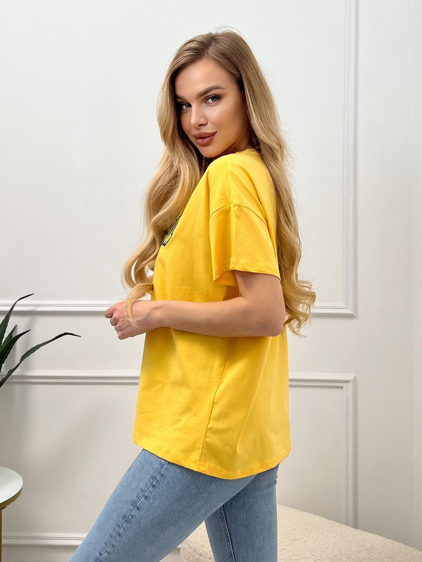 Футболка ISSA Plus модель WN20-451_yellow Футболка ISSA Plus модель WN20-451_yellow Фото