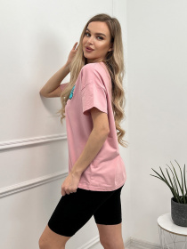 Футболка ISSA Plus модель WN20-451_pink Фото