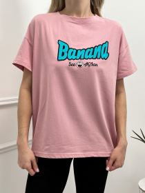 Футболка ISSA Plus модель WN20-451_pink Фото