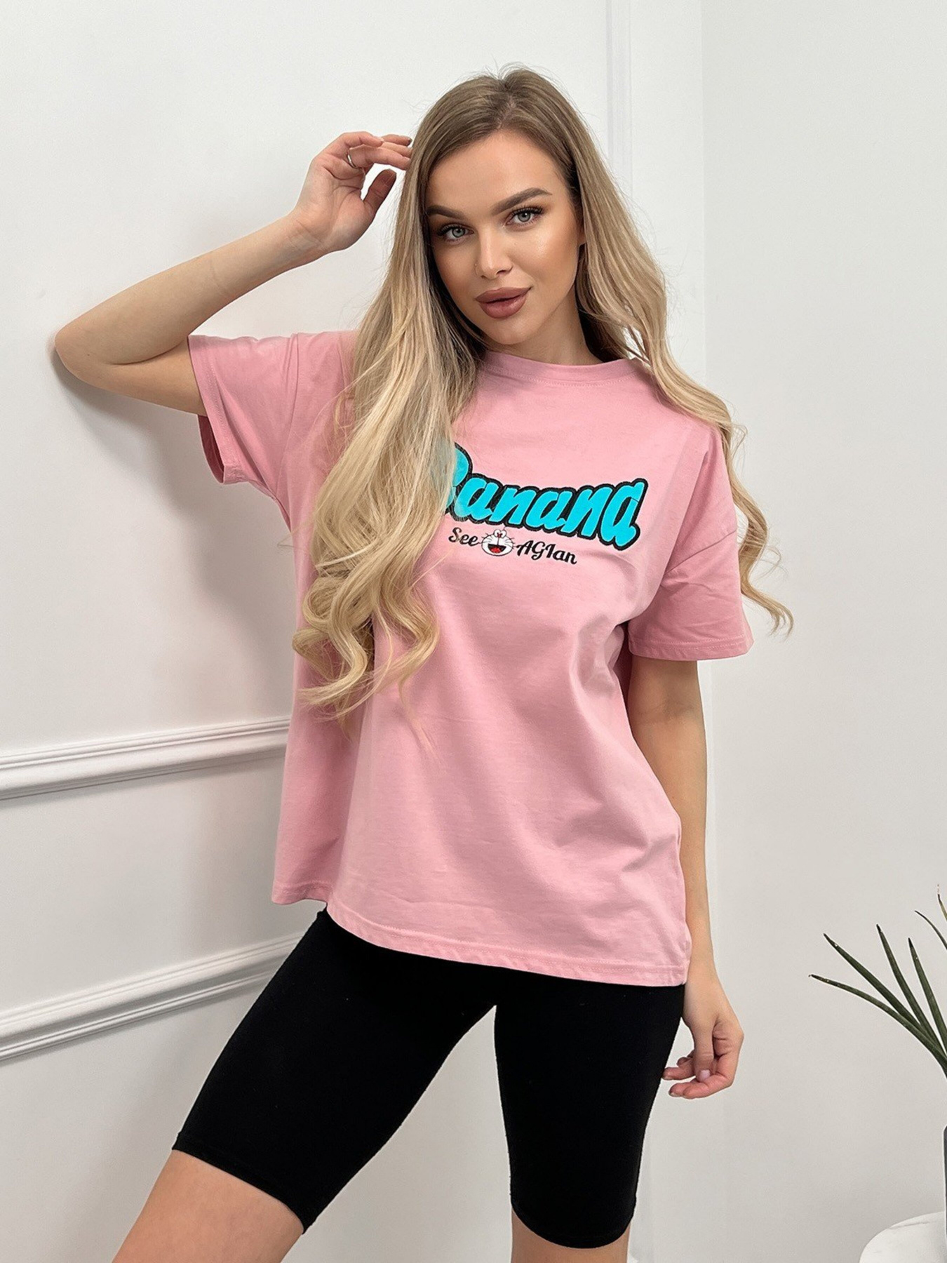 Футболка ISSA Plus модель WN20-451_pink Футболка ISSA Plus модель WN20-451_pink Фото