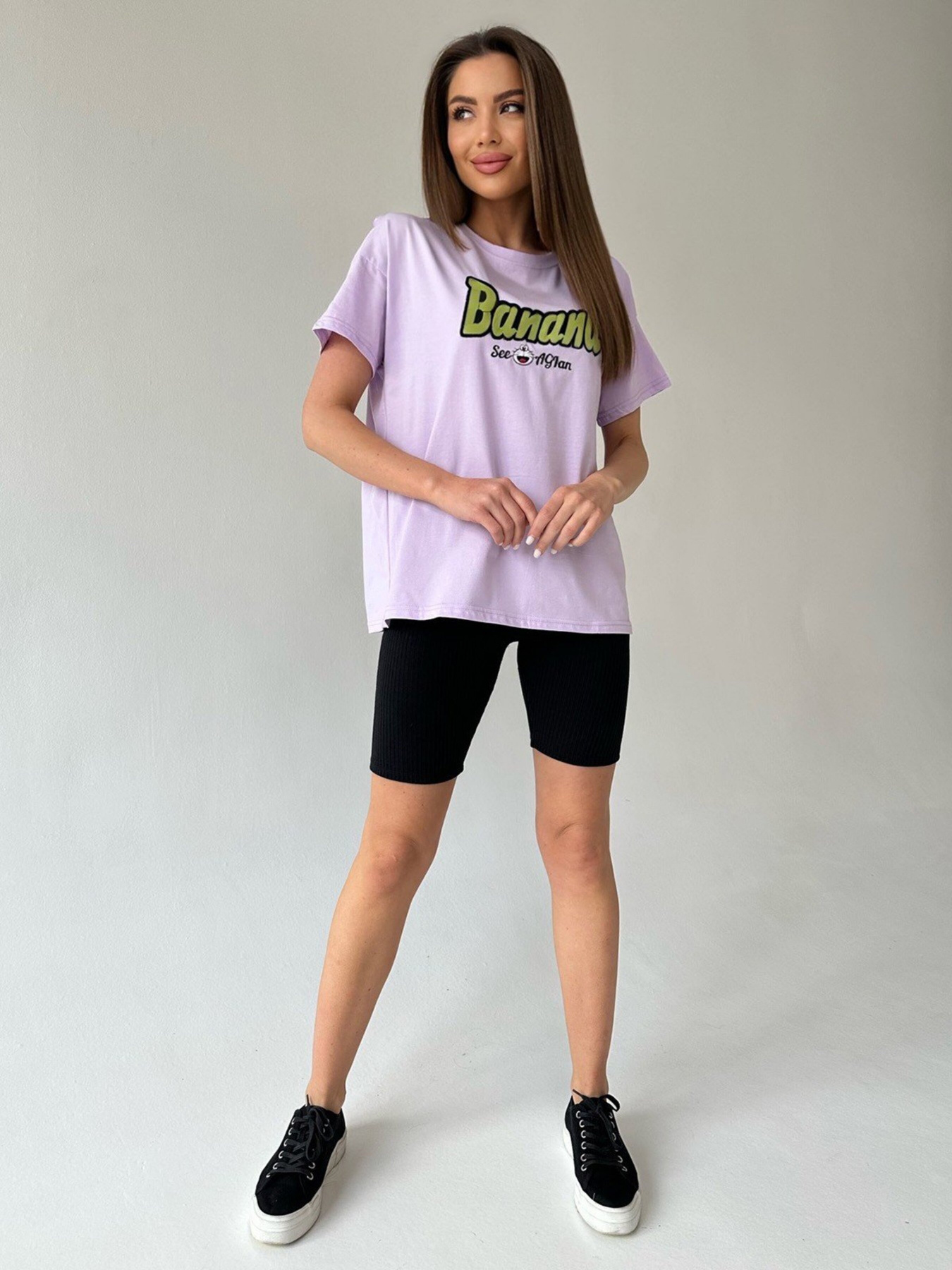 Футболка ISSA Plus модель WN20-451_lilac Фото