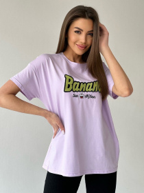 Футболка ISSA Plus модель WN20-451_lilac Фото
