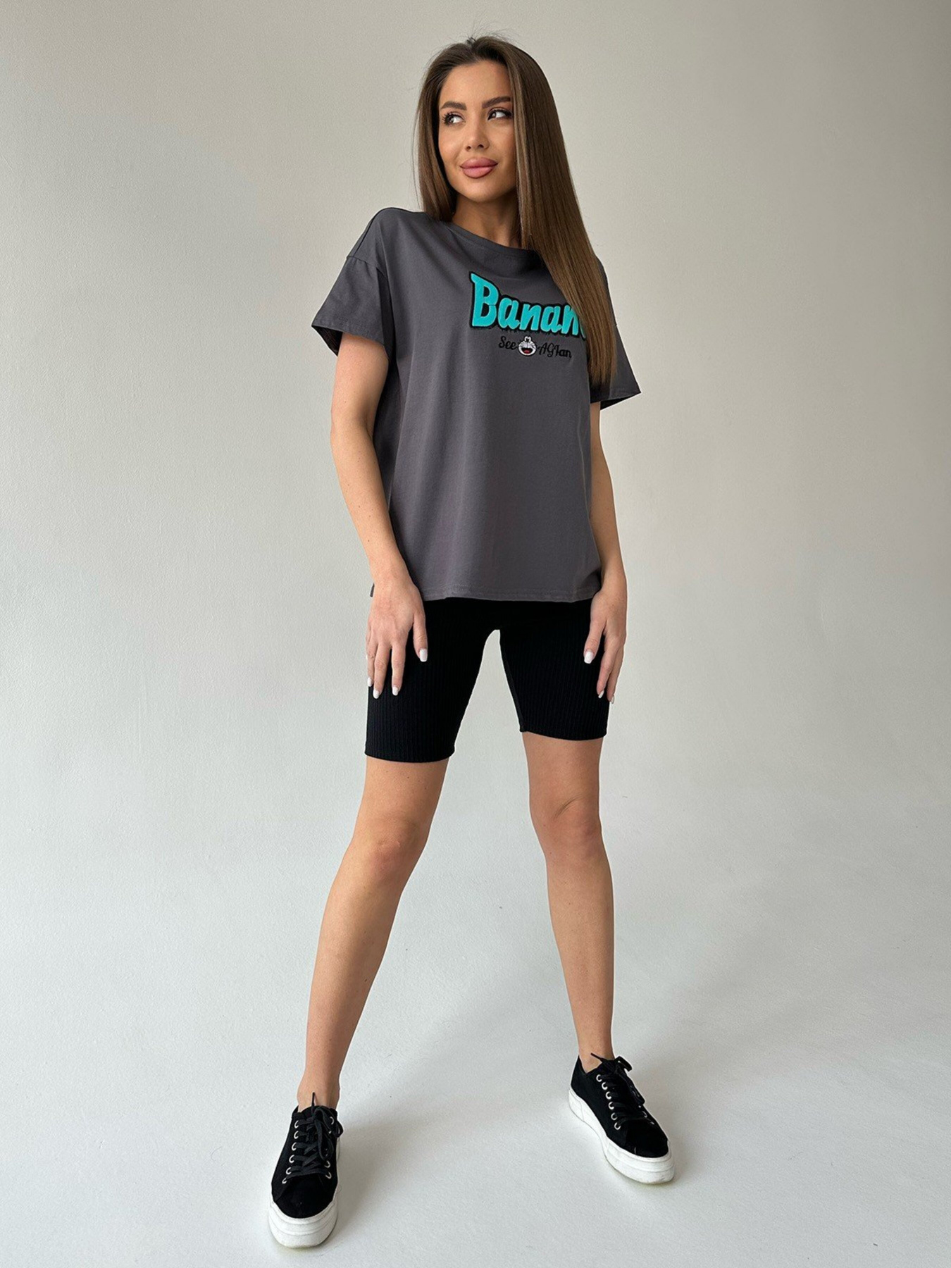 Футболка ISSA Plus модель WN20-451_darkgray Фото