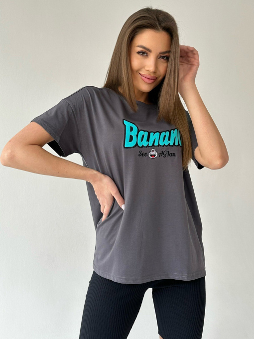 Футболка ISSA Plus модель WN20-451_darkgray Фото