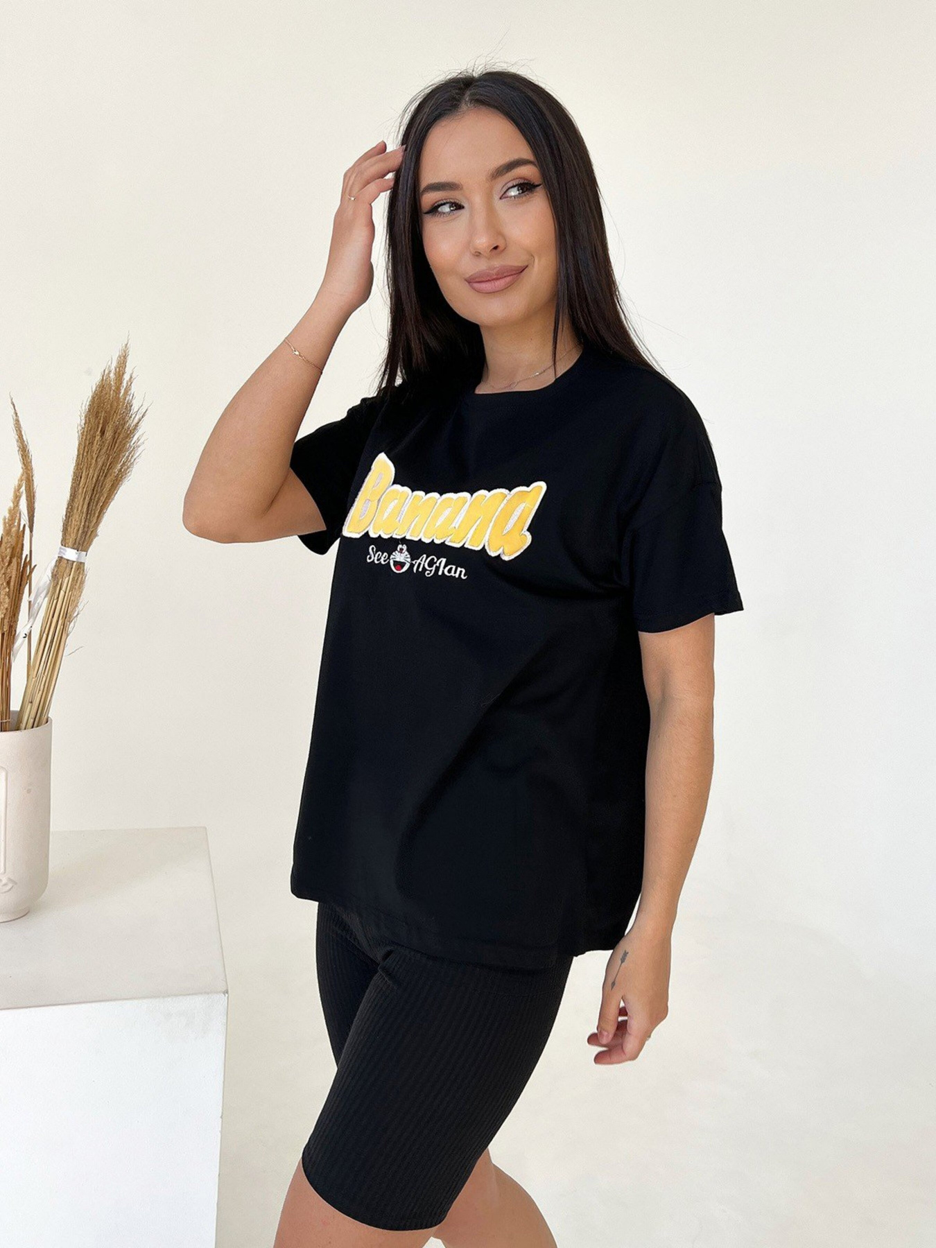 Футболка ISSA Plus модель WN20-451_black Фото