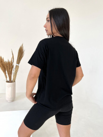 Футболка ISSA Plus модель WN20-451_black Фото