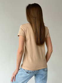 Футболка ISSA Plus модель WN20-452_beige Фото