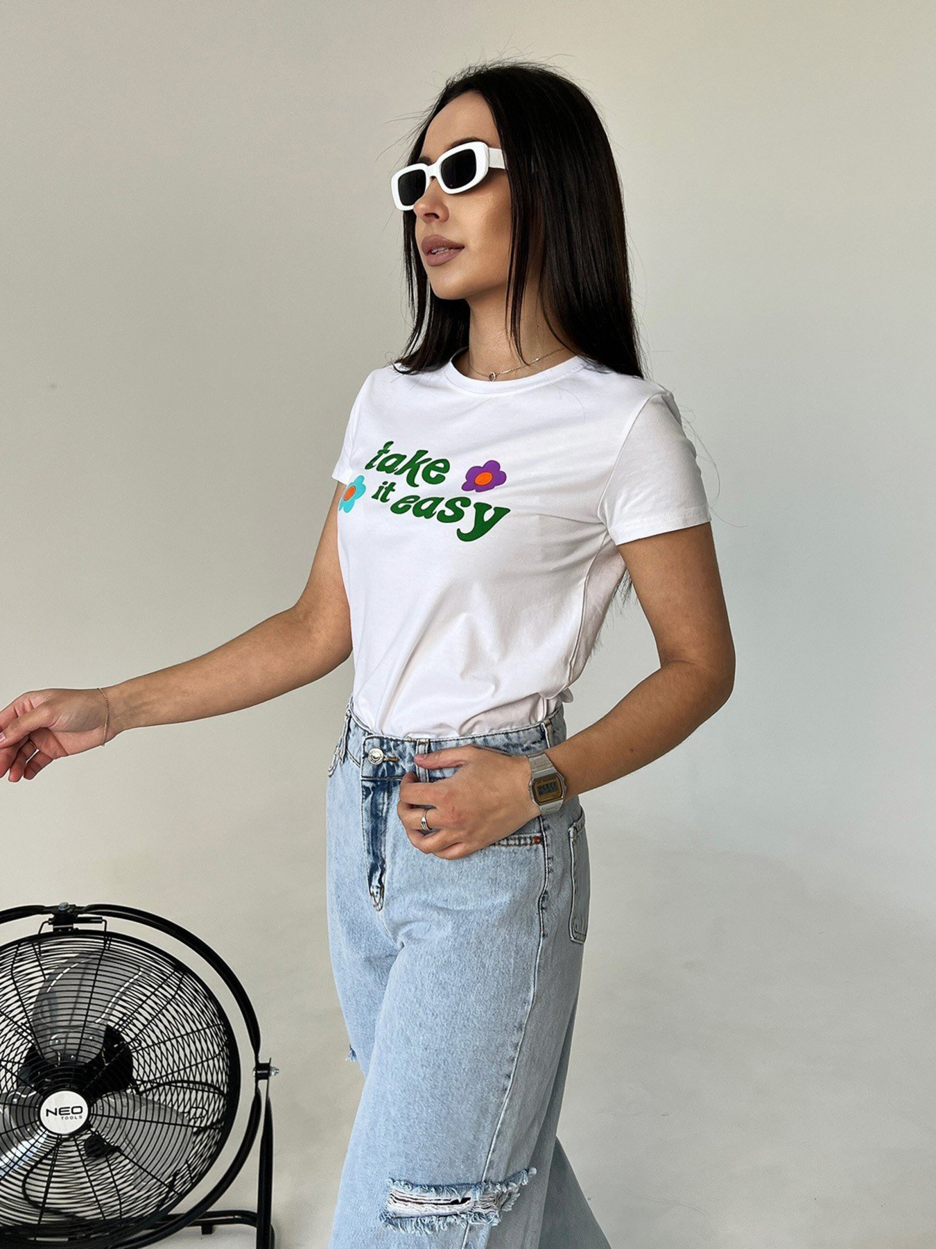 Футболка ISSA Plus модель WN20-452_white Фото