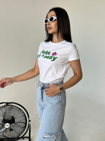 Футболка ISSA Plus модель WN20-452_white Фото