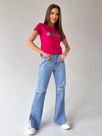 Футболка ISSA Plus модель WN20-452_crimson Фото