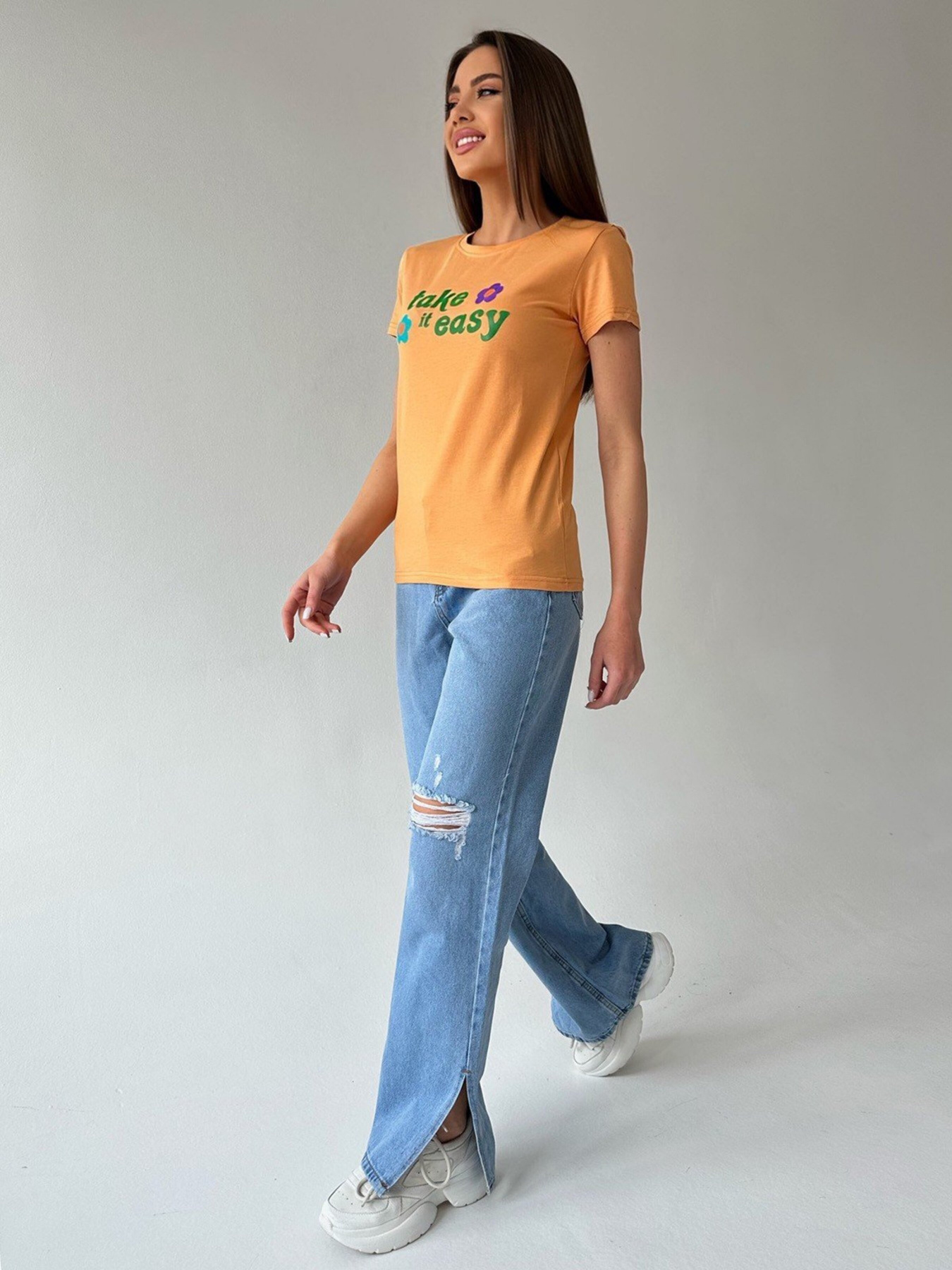 Футболка ISSA Plus модель WN20-452_orange Фото