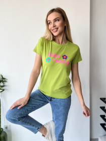 Футболка ISSA Plus модель WN20-452_lightgreen Фото