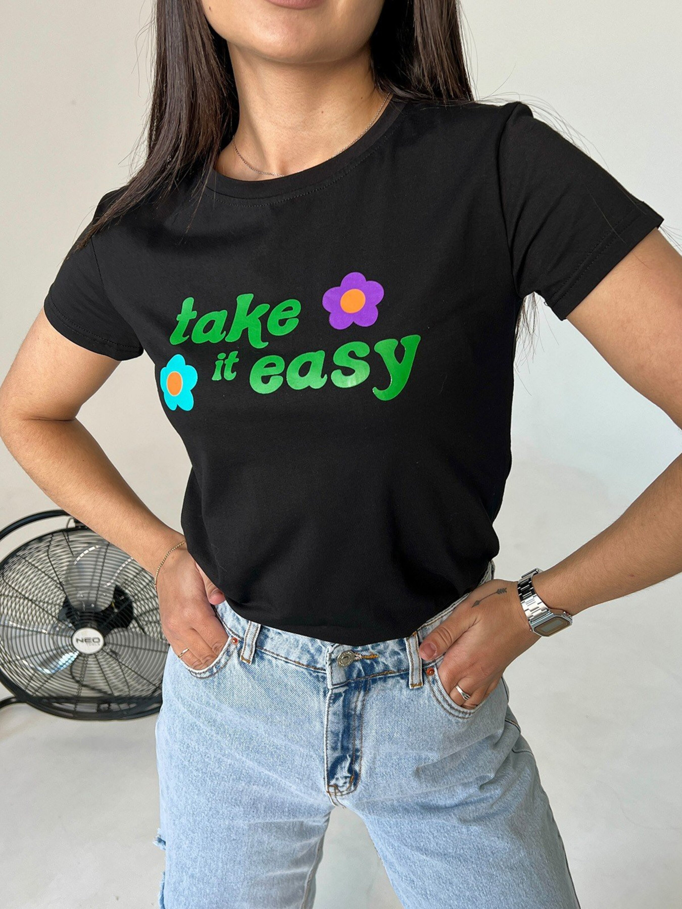 Футболка ISSA Plus модель WN20-452_black Фото