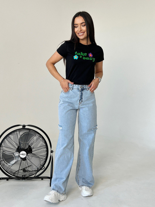 Футболка ISSA Plus модель WN20-452_black Фото