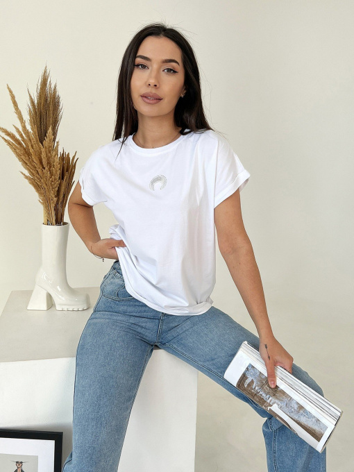 Футболка ISSA Plus модель WN20-453_white Фото