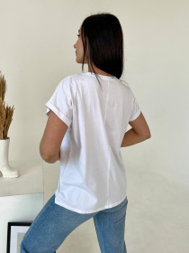 Футболка ISSA Plus модель WN20-453_white Фото